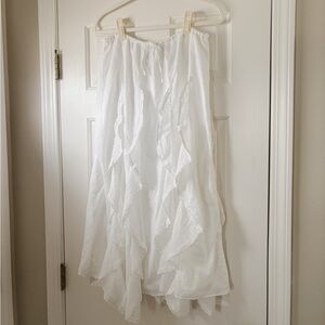 American Eagle Outfitters Asymmetrical White Skirt